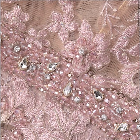 Mac Duggal Beaded Lace Gown - Picture 5 of 10